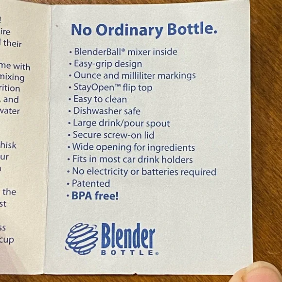 Thrive Life Blue Shaker Bottle - Picture 6 of 6